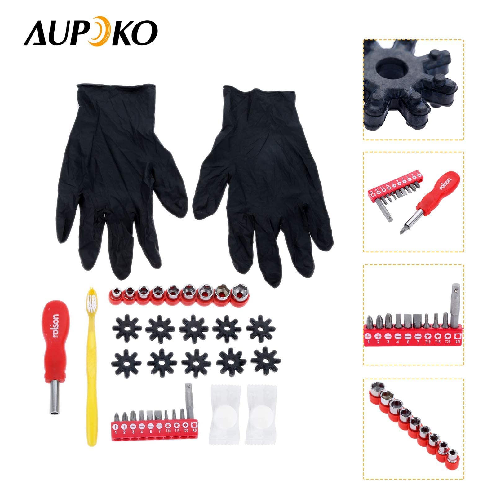 Aupoko Flexible Kupplung Lenkkupplung, 10 PC MDPS Gummi Flexible Kupplung ersetzt # 56315-2K000-FFF, 563152K000FFF, 112837, TSB 14-ST-002-1, Ersatz für Hyundai Elantra Kia Cadenza