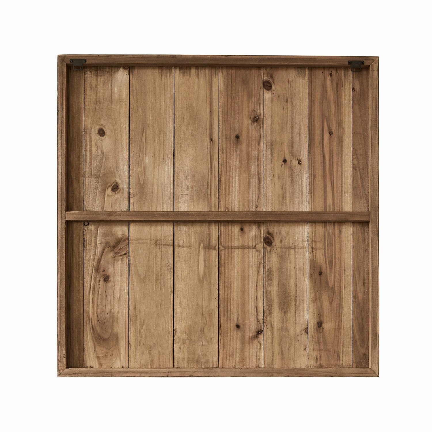 Loberon Dekoboard Luce, antikbraun/weiß