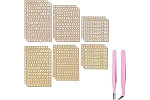 Tiny Letter Stickers: Add Some Sparkle to Your Creations