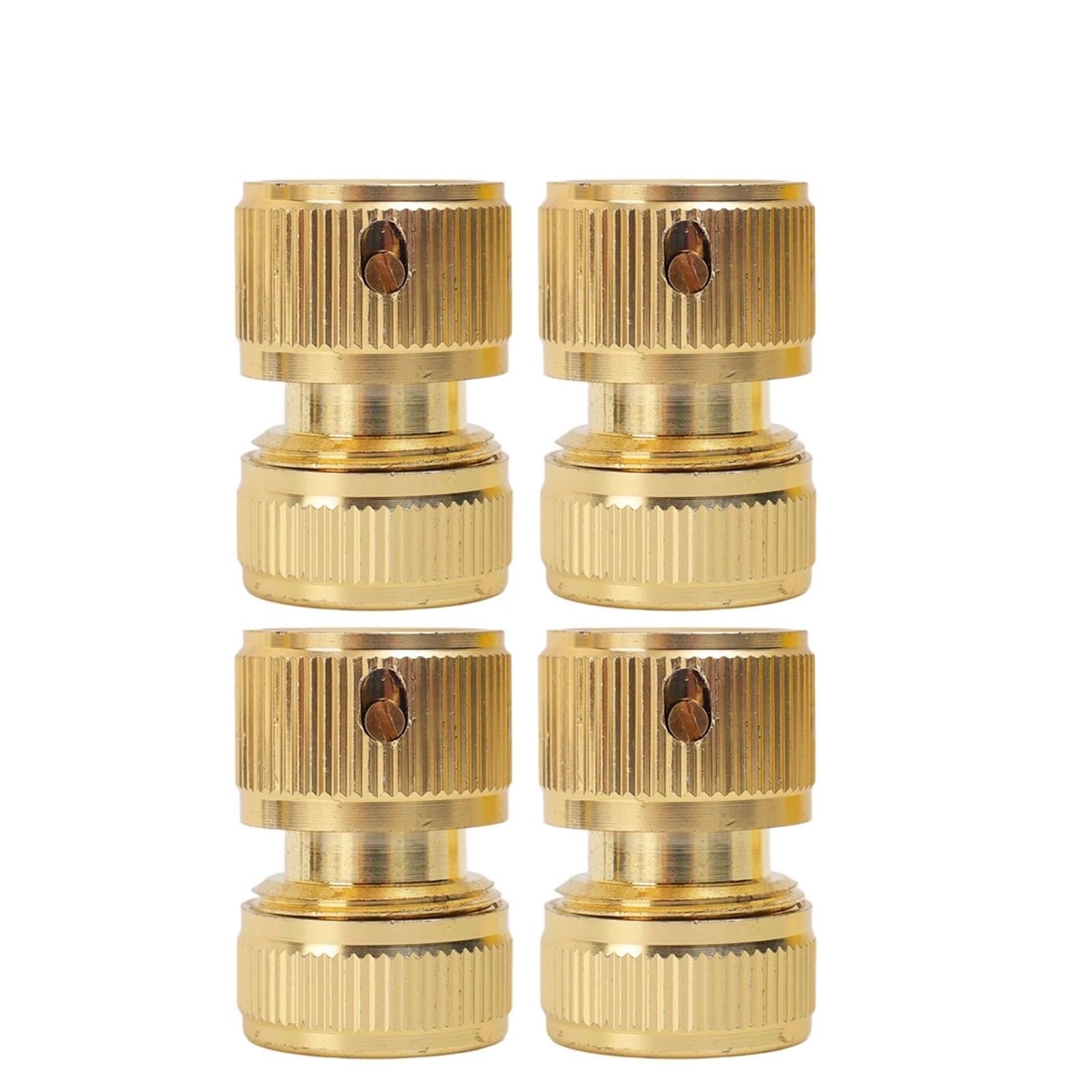 MZPOZB 4/6-point Tap Quick Connector Garden Watering Adapter Drip Irrigation Hose Repair Fittings Sturdy Brass(B-4PCS)