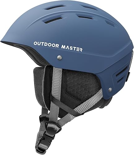 OutdoorMaster Kelvin II - Casco de esquí para deportes de nieve, casco de snowboard para hombres, mujeres y jóvenes