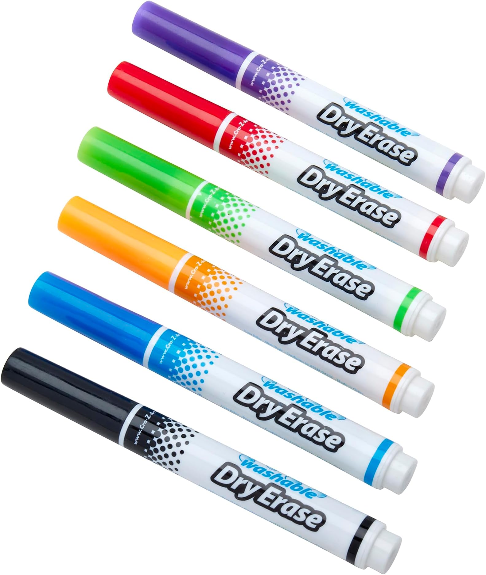 Cra-Z-Art 6 x Washable Dry Erase Markers