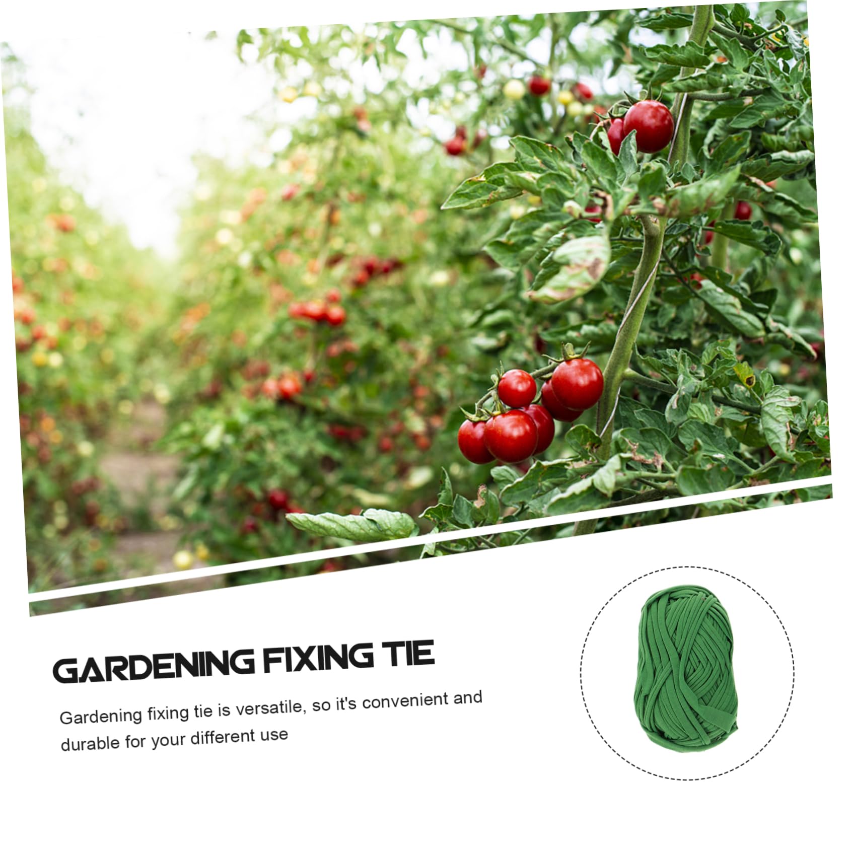 TOYANDONA 4 Sätze Pflanzenstützbänder Pflanzendraht Pflanzenstützen Im Freien Gartenschnur Gartenflexible Kabine Binden Anlage Weiche Gartenbänder Garten Krawatten Acryl Grün 2 Rollen * 4