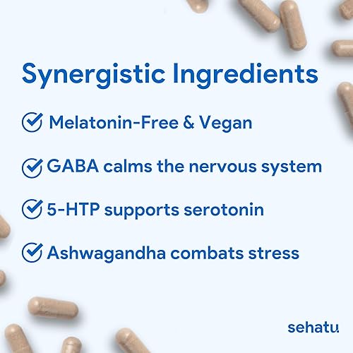 Miniatura 2 de Relax Plus Suplemento para aliviar el estrés  con GABA, Ashwagandha, raíz de valeriana, L-teanina  Apoya una mente relajada y un sueño reparador  60