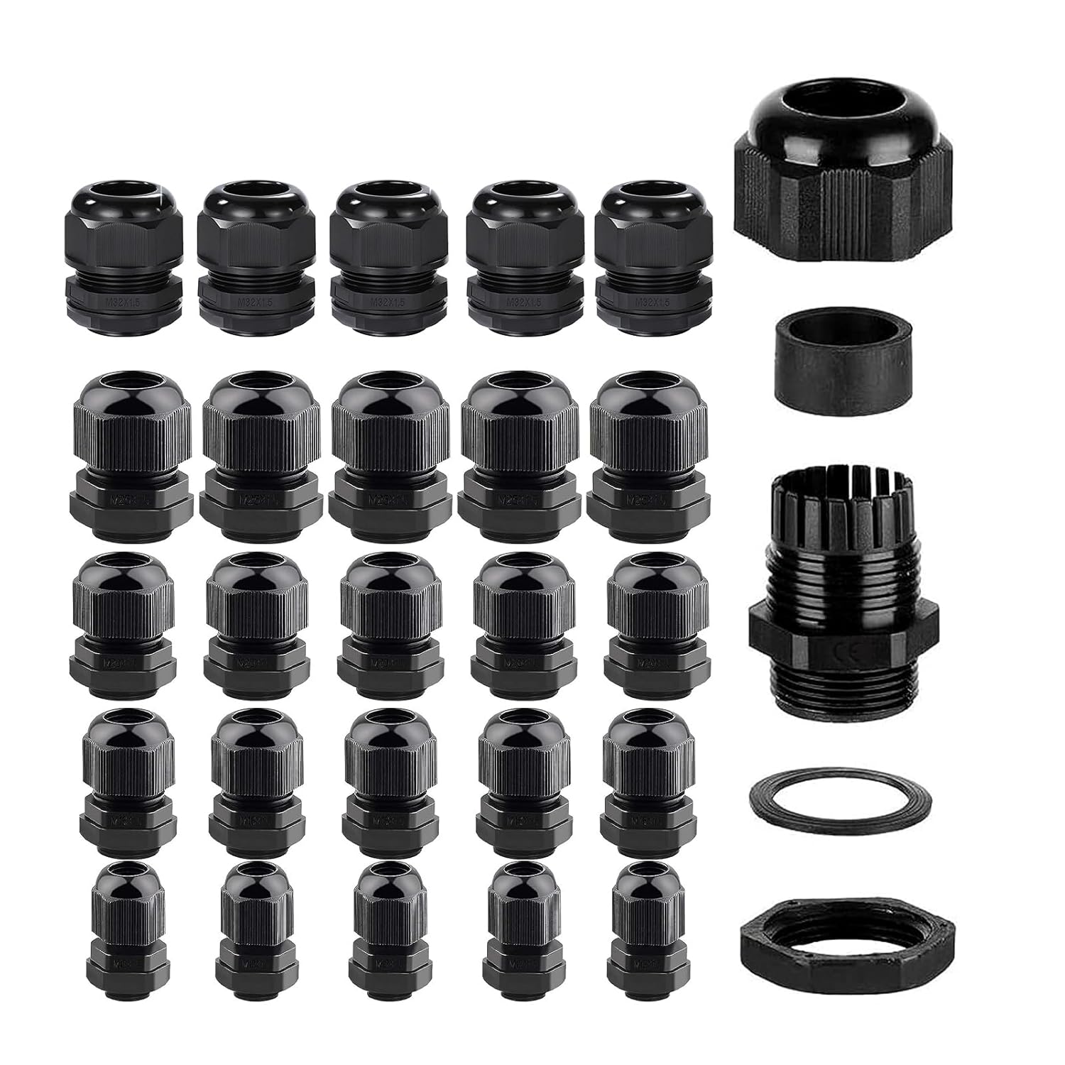 Oeillet De Connexion étanche PG21 - Presse-étoupe Vissable Pour Câble Diamètre 0.354" à 0.630"