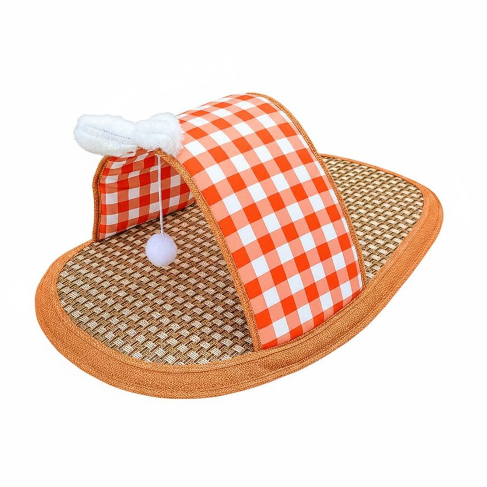 APIRILY Anti-Shedding Slipper Pet Bed Summer Cool Slipper Feline Mat Breathable Cooling Pet Bed Mat Easy to Clean for Dogs, Cats, Sleeping, Orange Red, S | Slippers | Womens Shoes-image-9