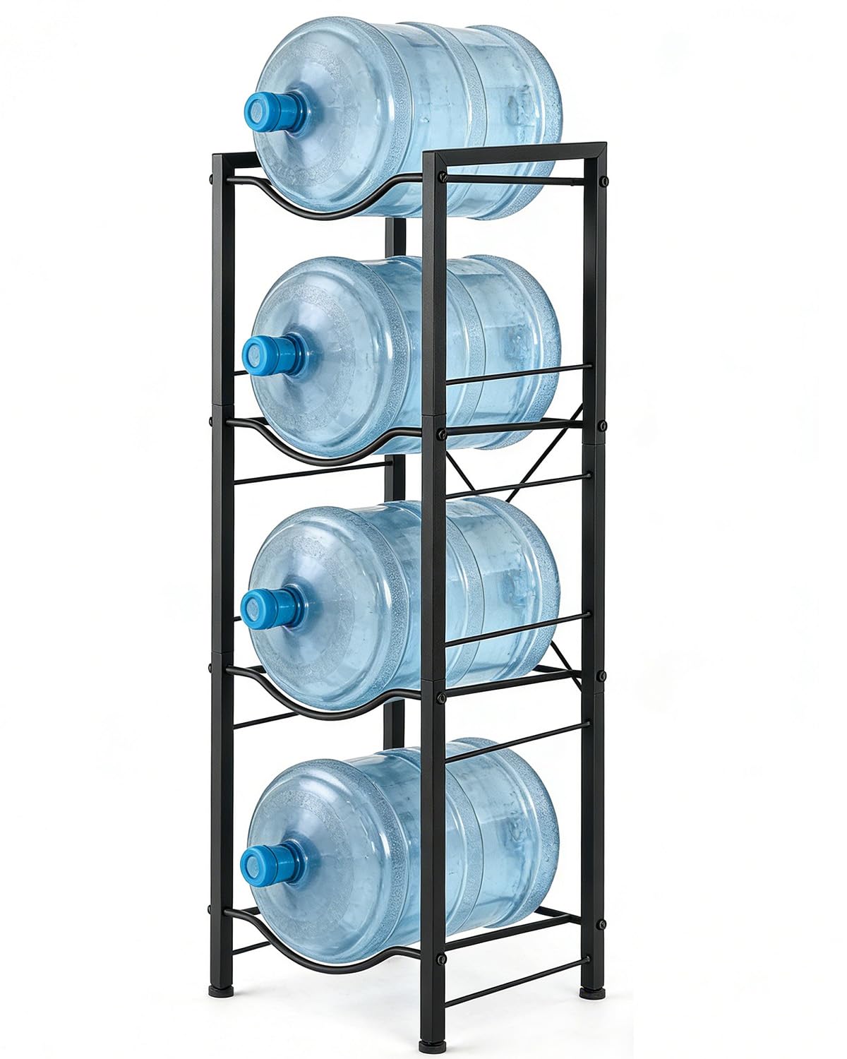 5 Gallon Water Jug Holder - 4-Tier 5 Gallon Water Jug Stand