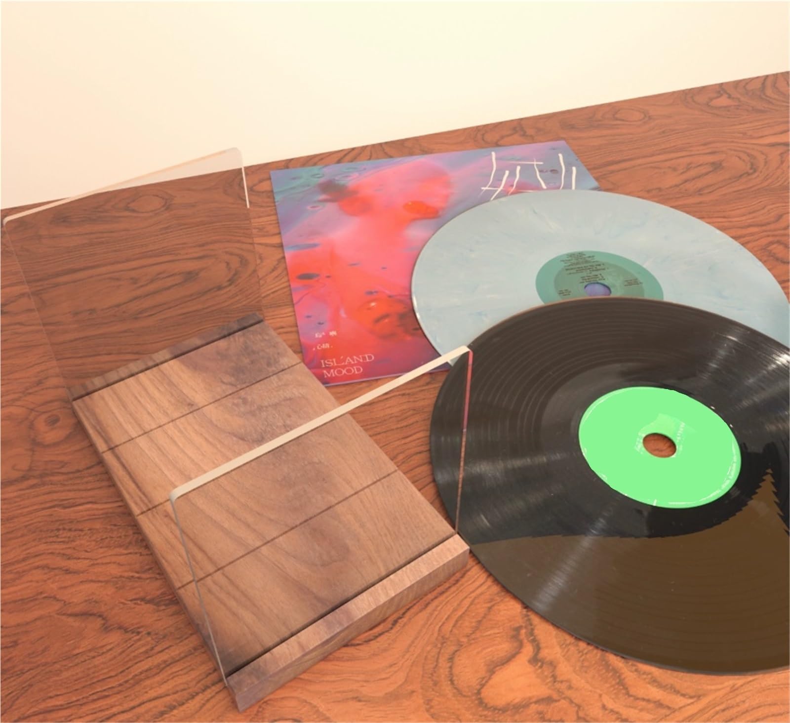 Schallplattenregal Crylic Vinyl Record Storage Holder Clear CD Organizer for 7 Oder 12 Zoll Vinyl-Schallplatten Ständer