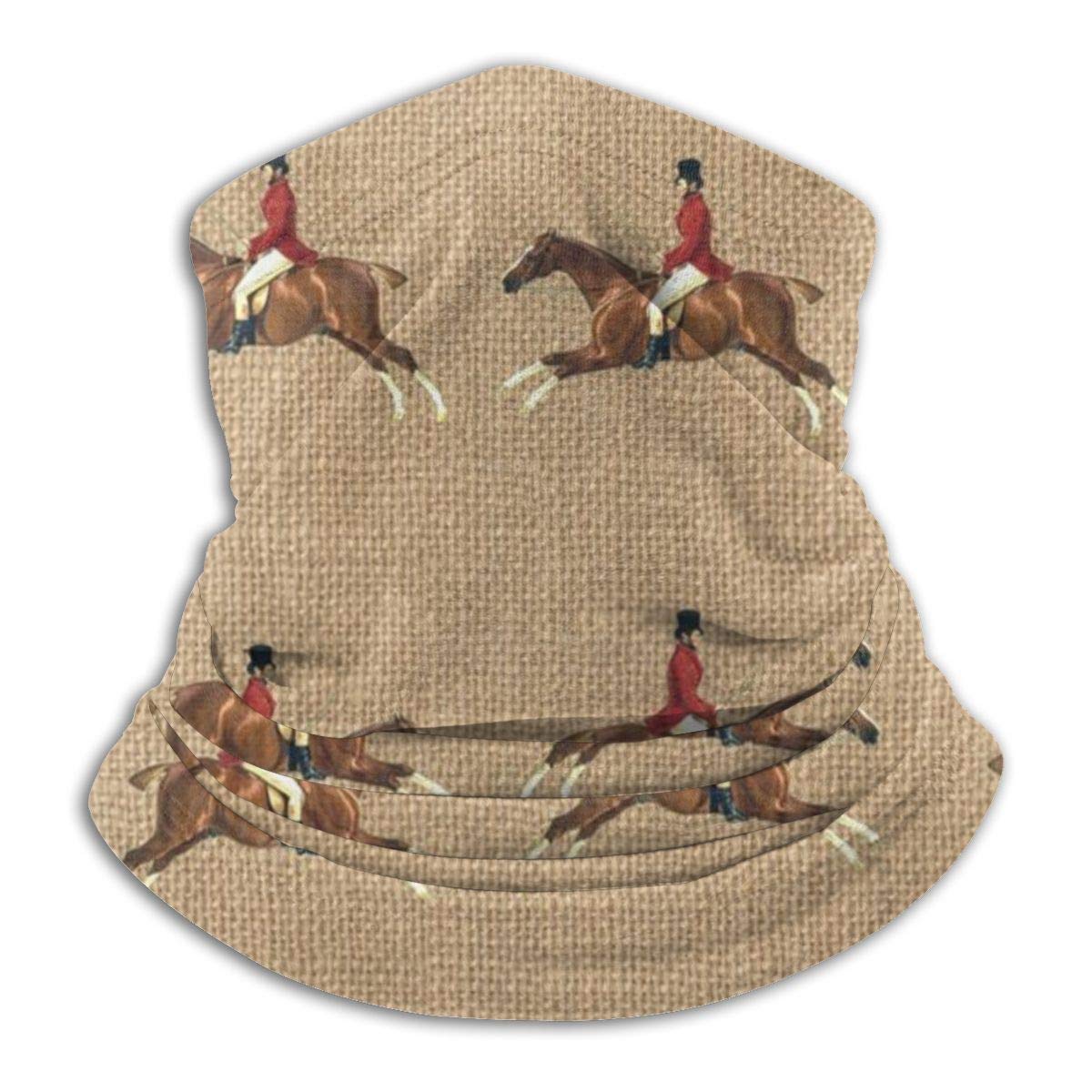 Christmas Camper Flamingo Car Tree Picture Soft Microfiber Headwear Face Scarf Mask for Winter Warmer Outdoor Sports