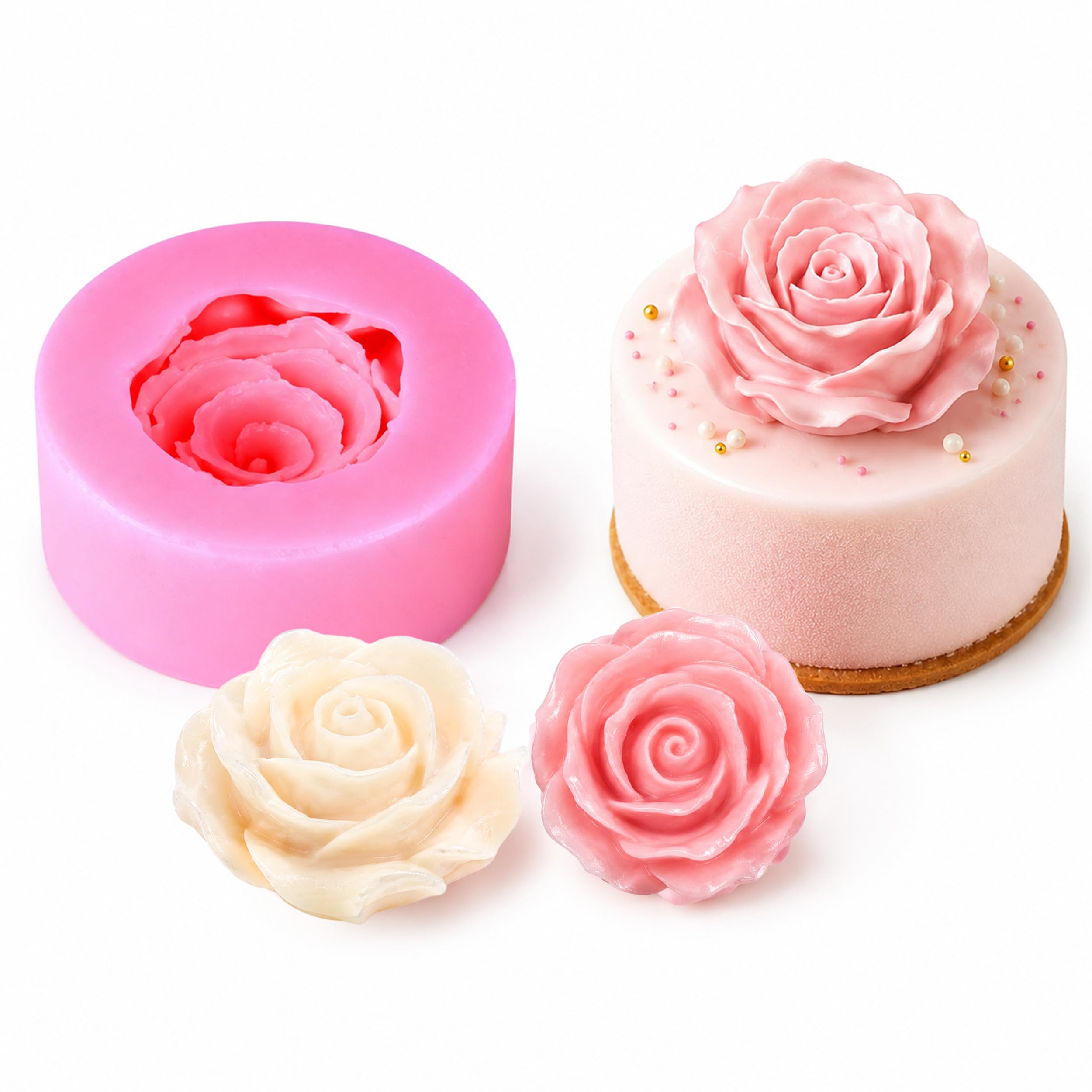 Mini Bow Fondant Molds - Silicone Cake Pops -12