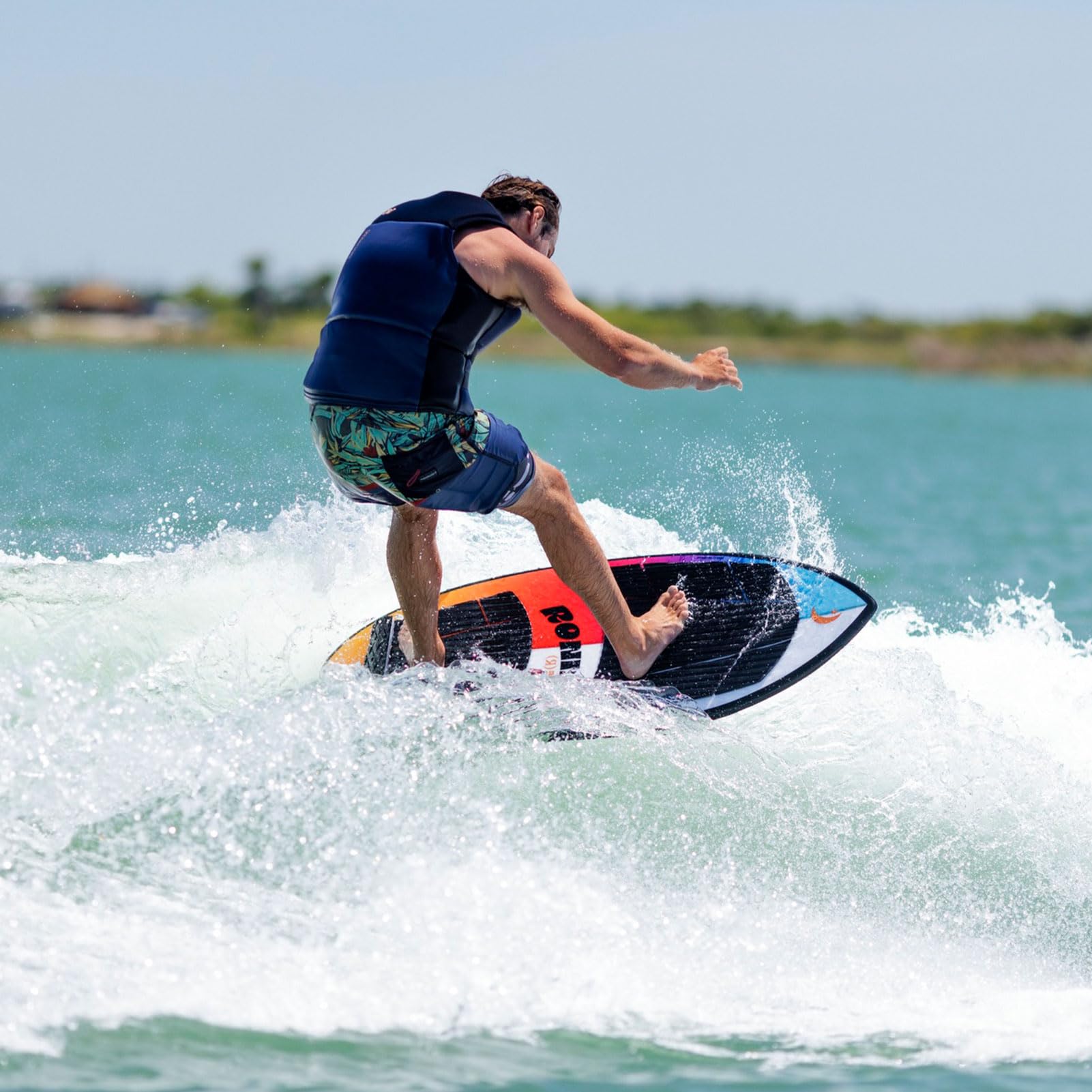 RONIX Standard Core Skimmer - Skyscape Blau/Rot 2025
