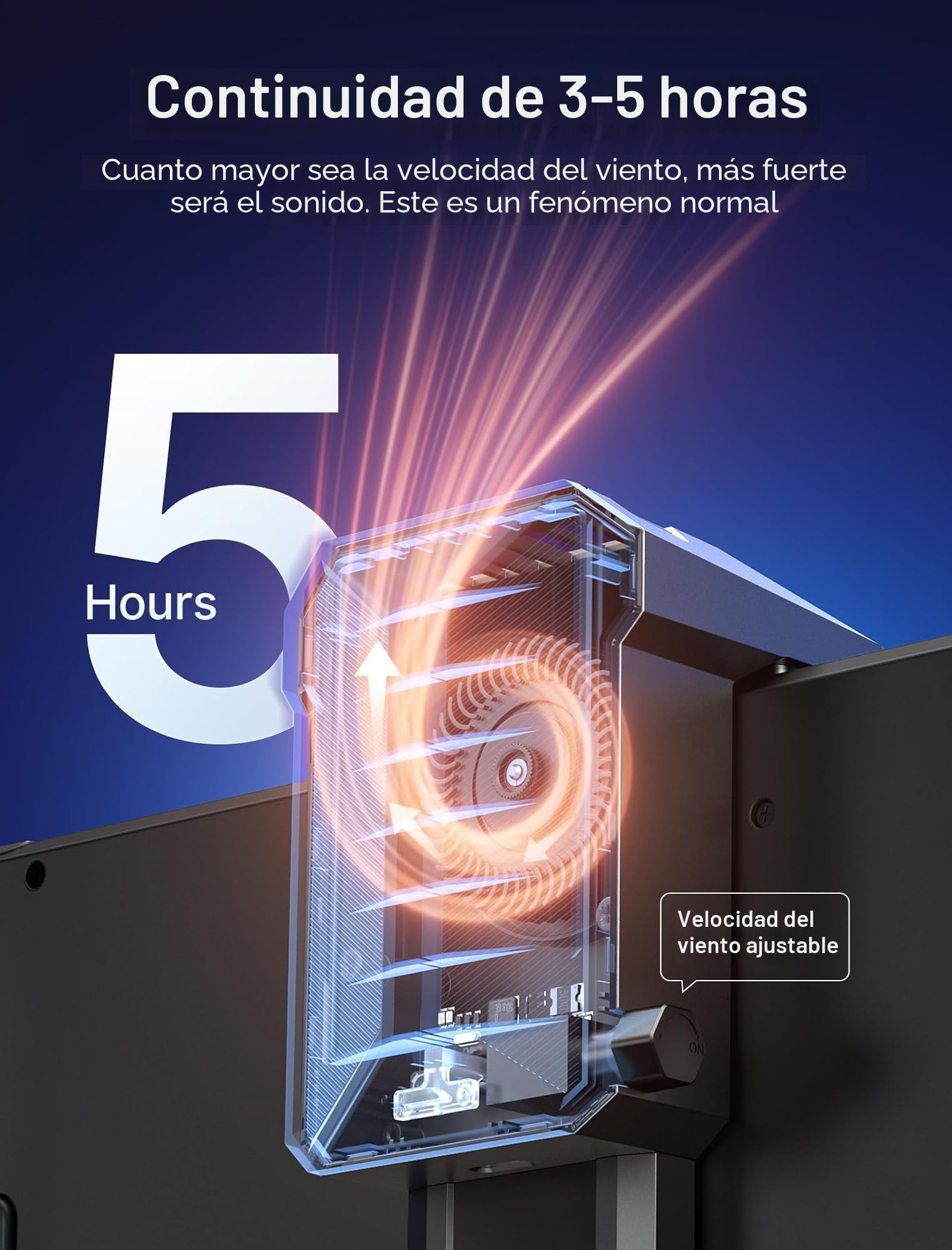 JSAUX Ventilador de Enfriamiento para Steam Deck con Soporte Innovador y Accesorios Compatibles - GP0201
