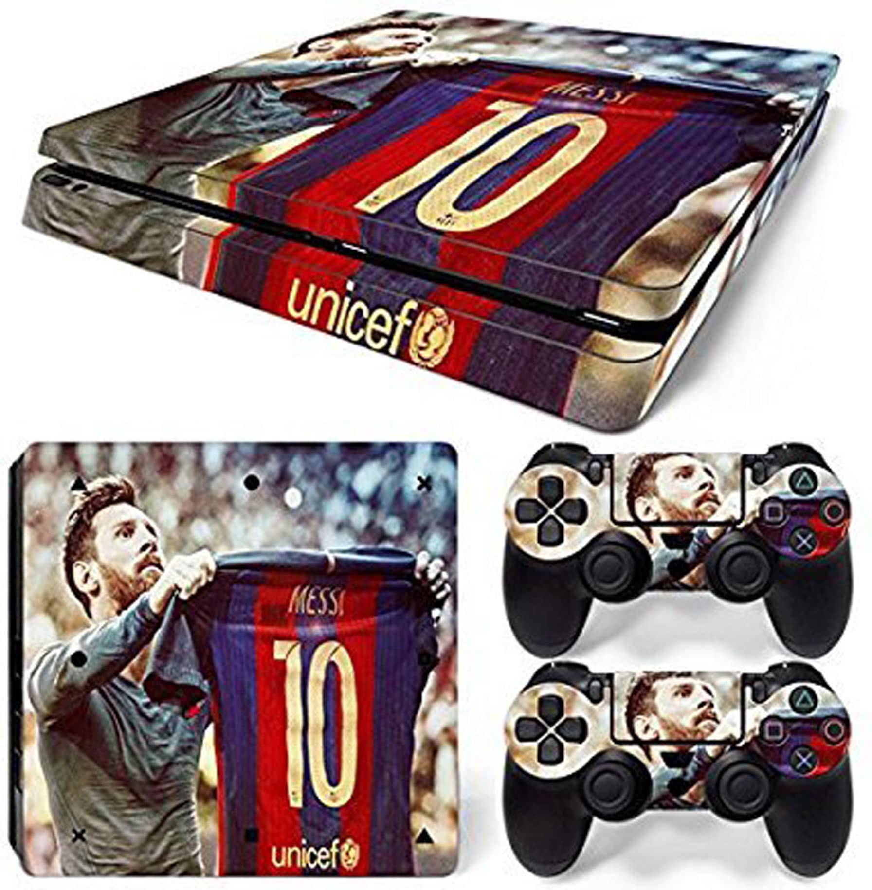 Elton Soccer Theme 3M Skin Sticker Cover for PS4 Slim Console and Controllers [video game] (B0793RZYX4) Amazon Price History, Amazon Price Tracker
