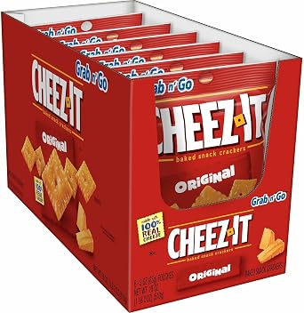 Keebler Cheez-It Crackers, Original Flavor - 3 Oz. Bags, 6 Count