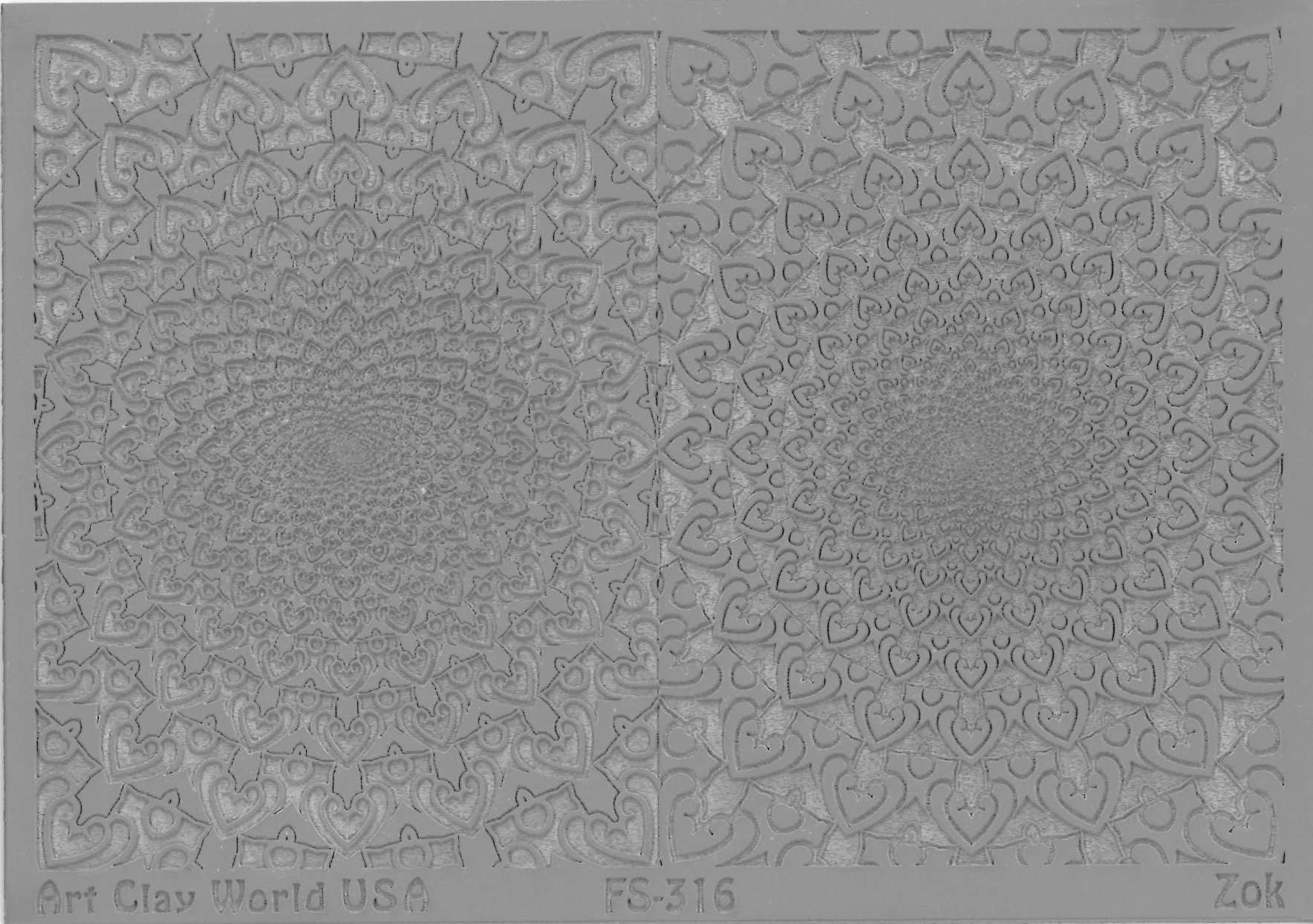 Flexistamps Texture Sheets Zok Design - 1 Pc.