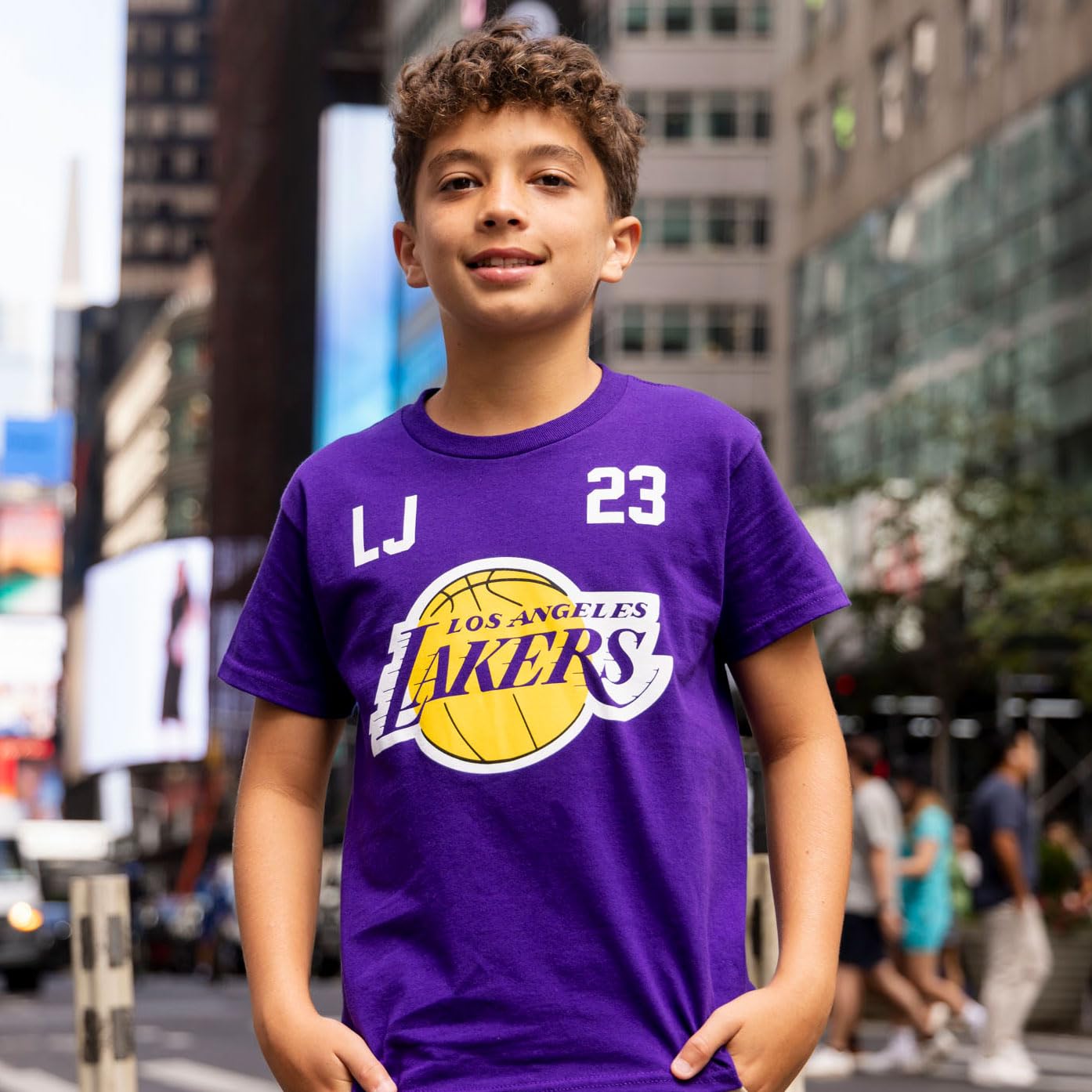 Ultra Game Maglietta Ufficiale NBA, Super Morbida, per Giovani Giocatori