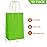 AZOWA Lime Green Gift Bags Mini Kraft Paper Bags with Handles for Party Favors (4 x 2.4 x 6 in, Lime Green, 12 Pcs)