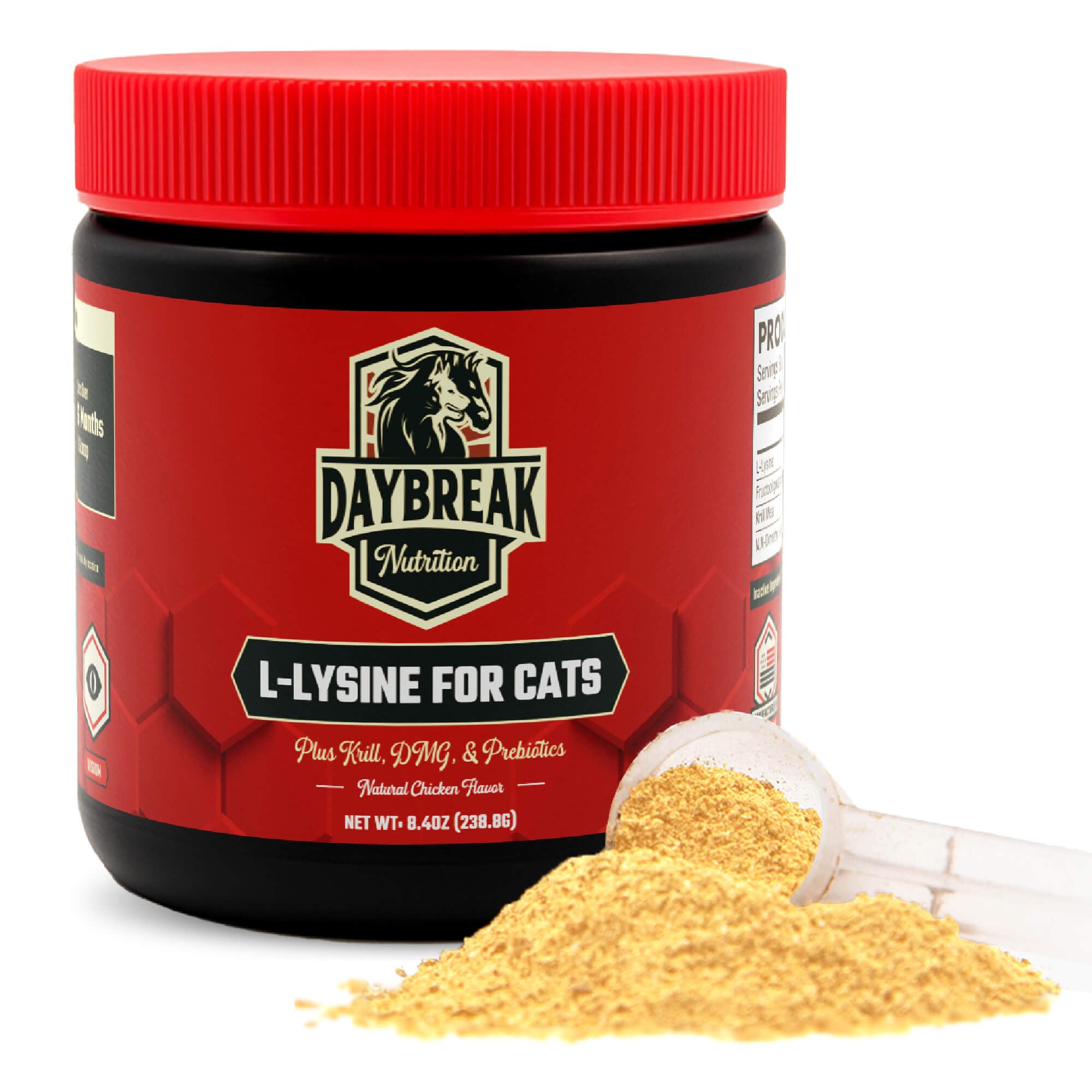 Daybreak Nutrition Lysine for Cats 900mg Powder