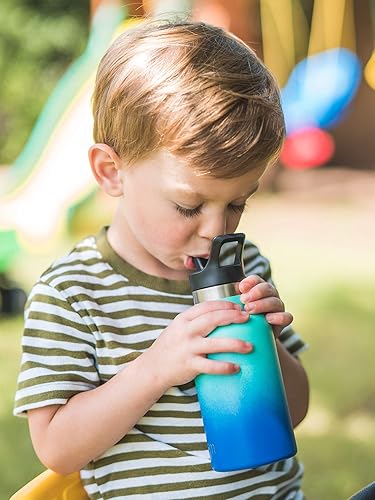 Miniatura 8 de Simple Modern - Botella de agua con tapa de pajilla de boca estrecha Ascent, termo de metal aislado al vacío, acero inoxidable, reutilizable, a