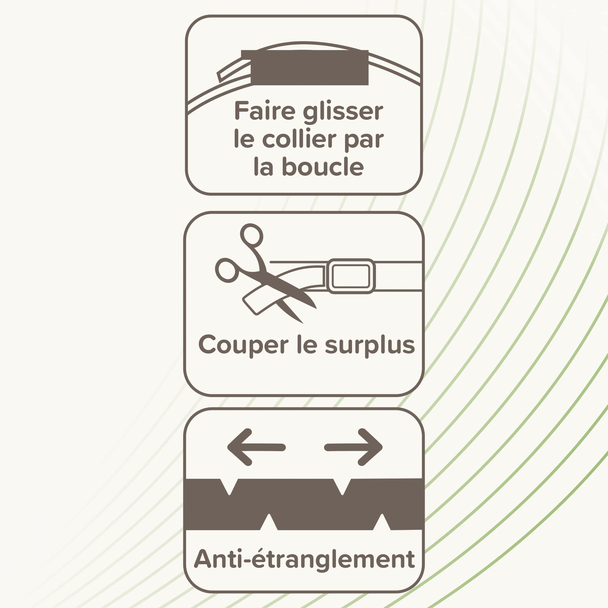 BEAPHAR – VETOPURE – Collier répulsif antiparasitaire pour Chien et Chiot – Aux extraits de Margosa & de Lavandin – Contre Les puces; tiques et moustiques – Protection 3 Mois – Collier Beige de 60cm