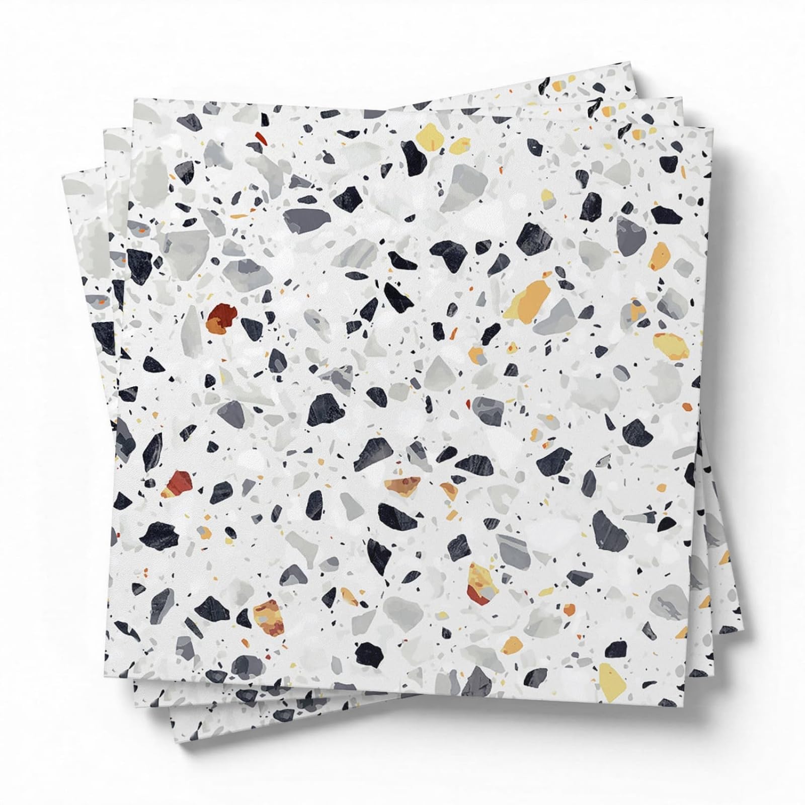LMYSXAOZ Stick on Kitchen Tiles White Blue Marble Self Adhesive Wall PVC for Fireplace Surround Furniture Decoration Backsplash Bathroom Tile Stickers Waterproof