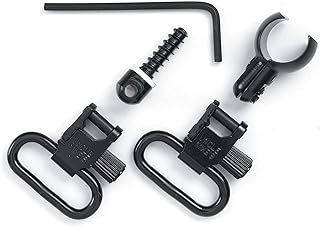 Uncle Mike's unisex adult 115 M357 Blued 1', Clam Marlin 357 Magnum 1894C Carbine QD Split Band Swivel, Black, 1 US - Uncle Mike's