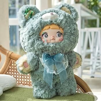 Nommi Blind Box Plush Figures Large, Cute Vinyl Face Blind Box