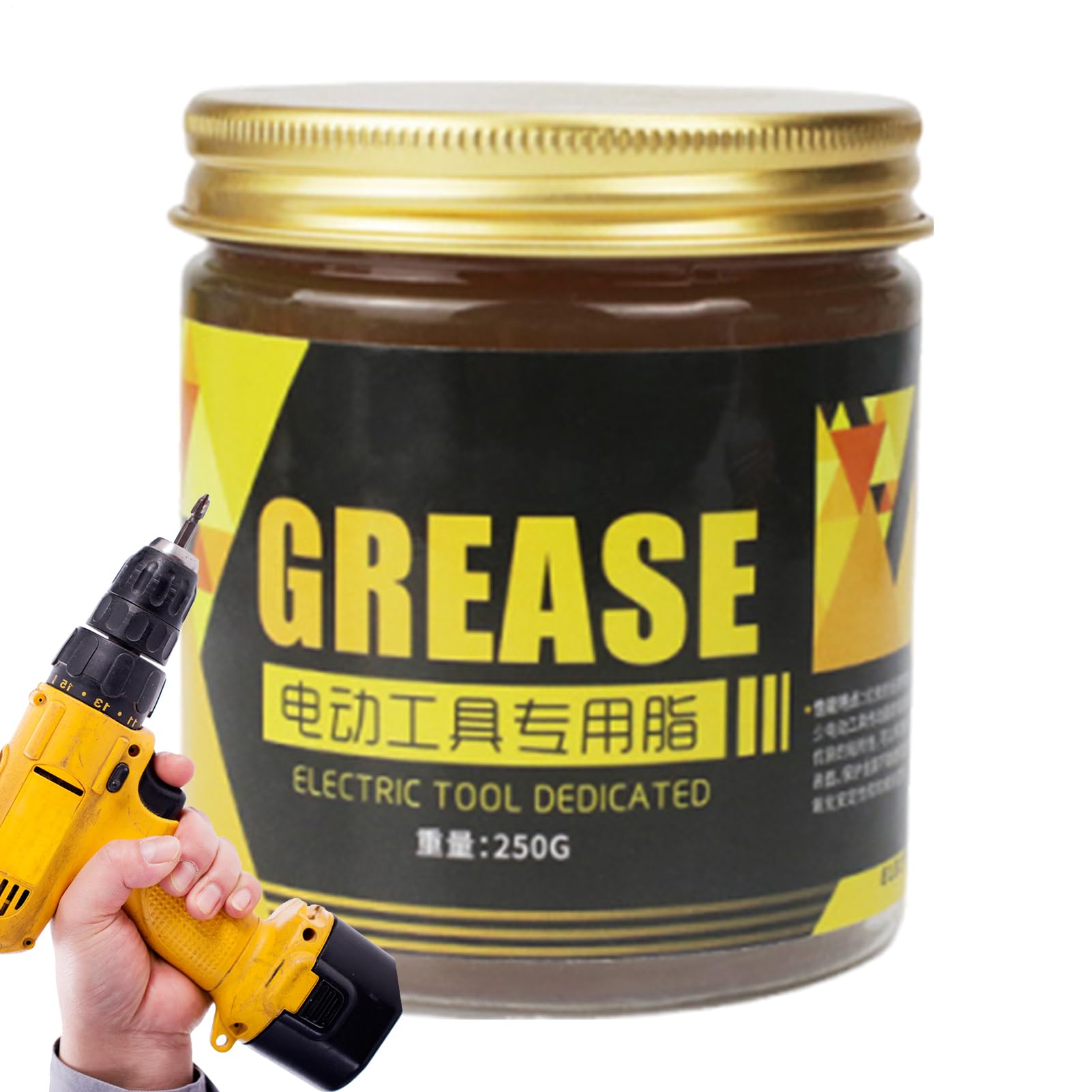 Grasso Per Macchinari | Grasso Per Utensili 250g | Protezione e Lubrificazione Per Componenti Meccanici Industriali Trapani Cuscinetti Auto Ruote Officine Cantieri
