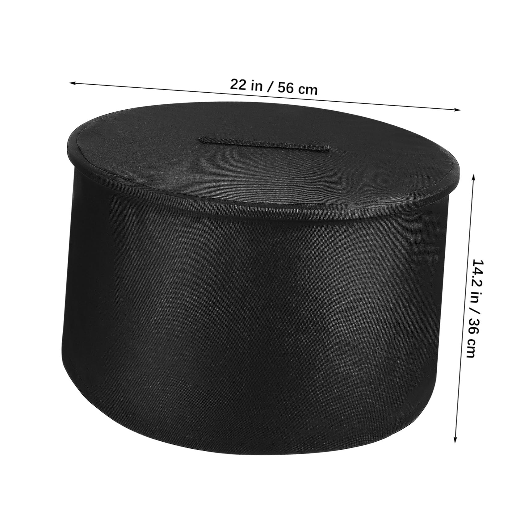 GALPADA Oxford Round Fire Pit Cover Protection for Outdoor Fire Pits Fits Pit Lid for Patio Barbecue and Fireplace Use