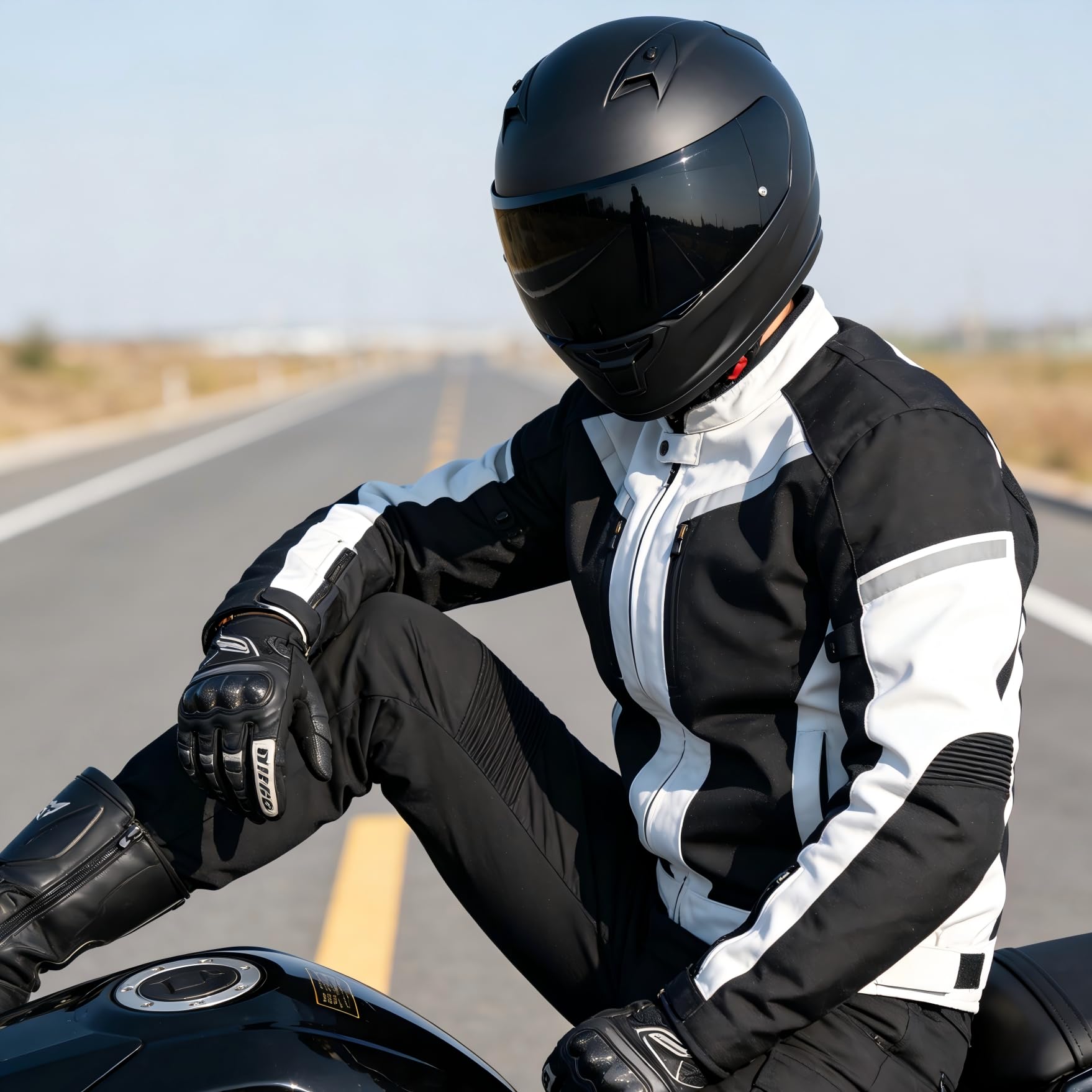 Visera Casco Moto para i90/Hj33/i91,Visera de Lente para Casco Protección contra Viento,Accesorios para Cascos de Moto (Negro)