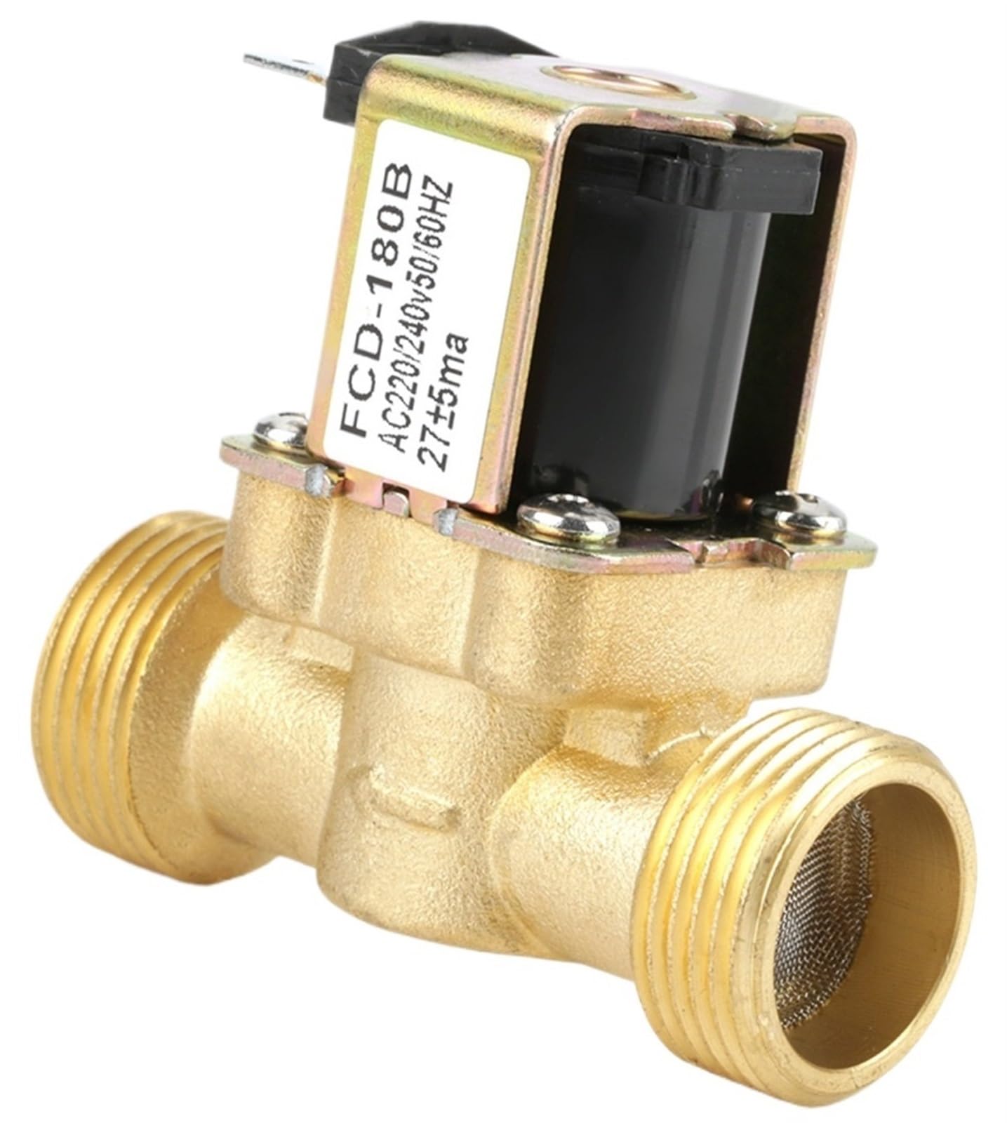 Électrovanne électrique G3/4 AC 220V à 2 voies N/C FCD-180B pour régulation d'eau