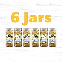 Vista 3 de Pearls Specialties, Aceitunas Queen rellenas de queso azul, paquete de 6, frascos de 6.7 onzas