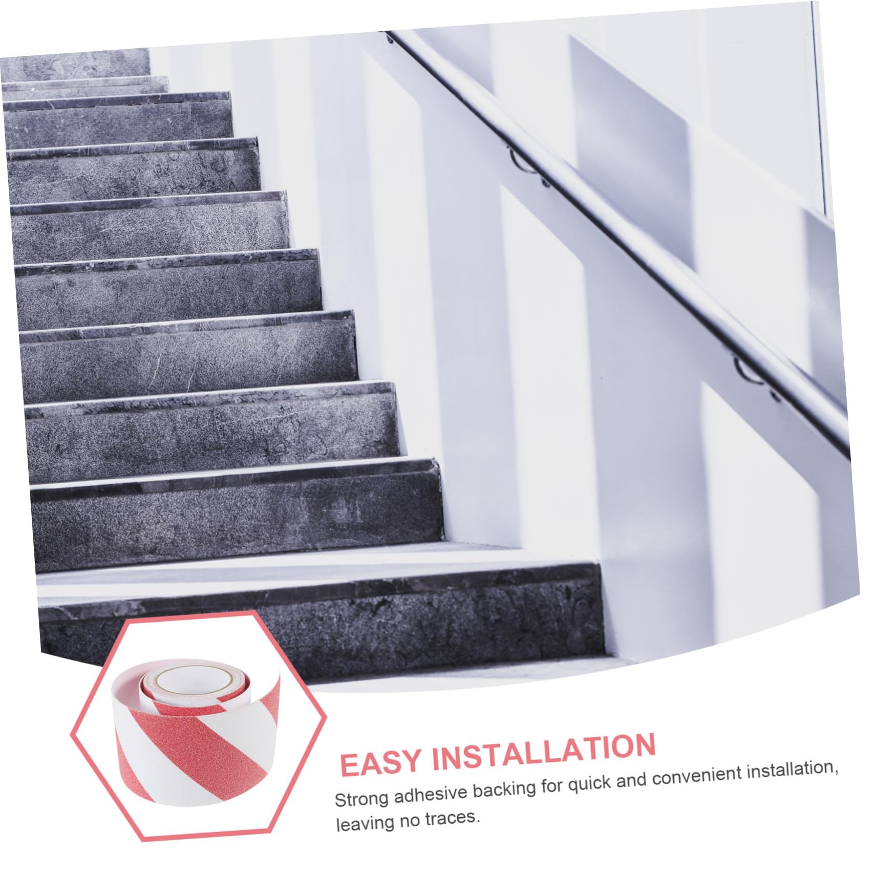 4rollen Rutschfestes Sicherheitsband Für Treppen Antirutsch-klebeband Mit Reflektierender Warnmarkierung Für Und Außenbereiche Installieren Und Langlebig