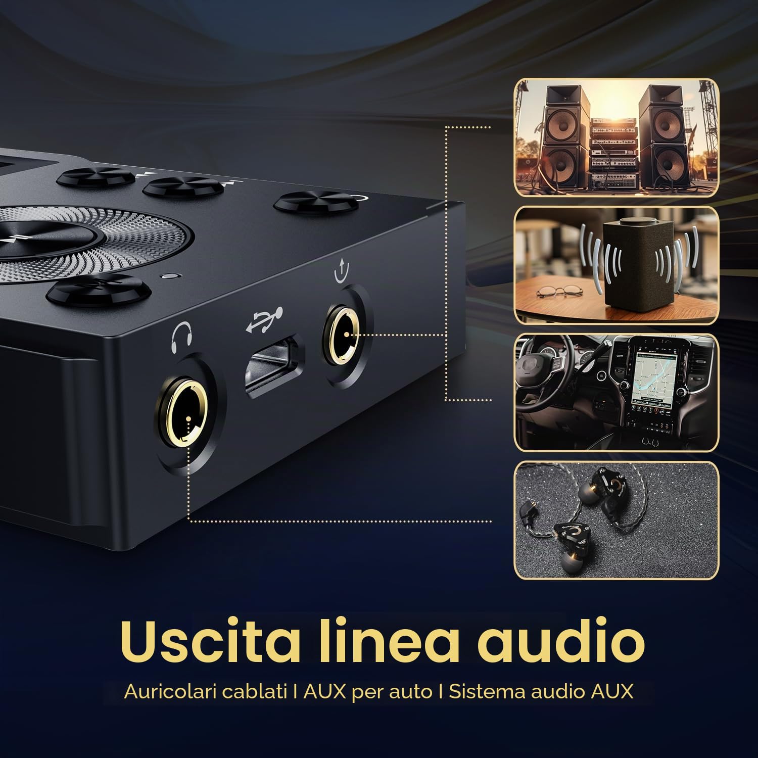 Surfans F20 Lettore MP3 con Bluetooth, lettore musicale audio digitale ad alta risoluzione DSD senza perdita, lettore audio portatile scheda di memoria da 64 GB, supporto fino a 512 GB