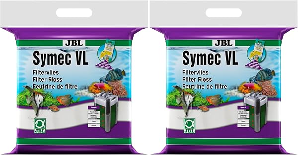 JBL Symec Ouate filtrante 250g, Ouate filtrante pour filtre d'aquarium contre toutes les turbidités de l'eau - 5