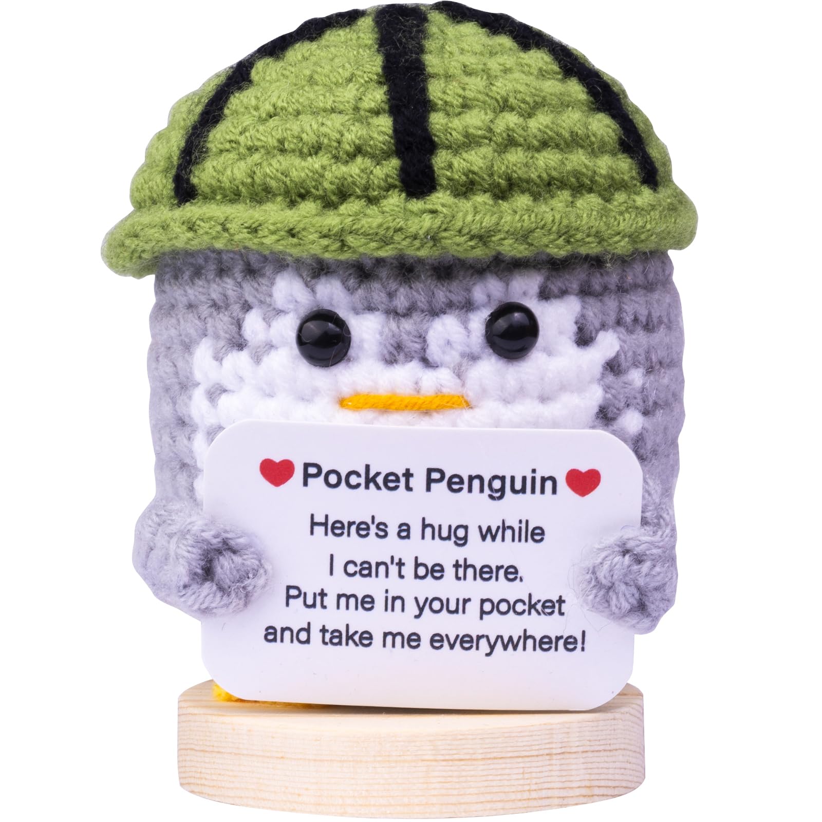 Mwmoeen Pocket Hug Positive Ente Muttertagsgeschenk, Positiv