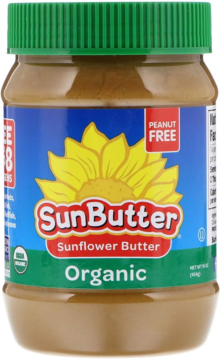Organic Sunflower Butter 16 oz 454 g