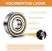 SAICOOS 2 db 150 mm-es Tömör Gumikerekes Cserekerék - Környezetbarát PU Anyag, Kopásálló, Univerzális Illeszkedés, Kerekesszékhez 4