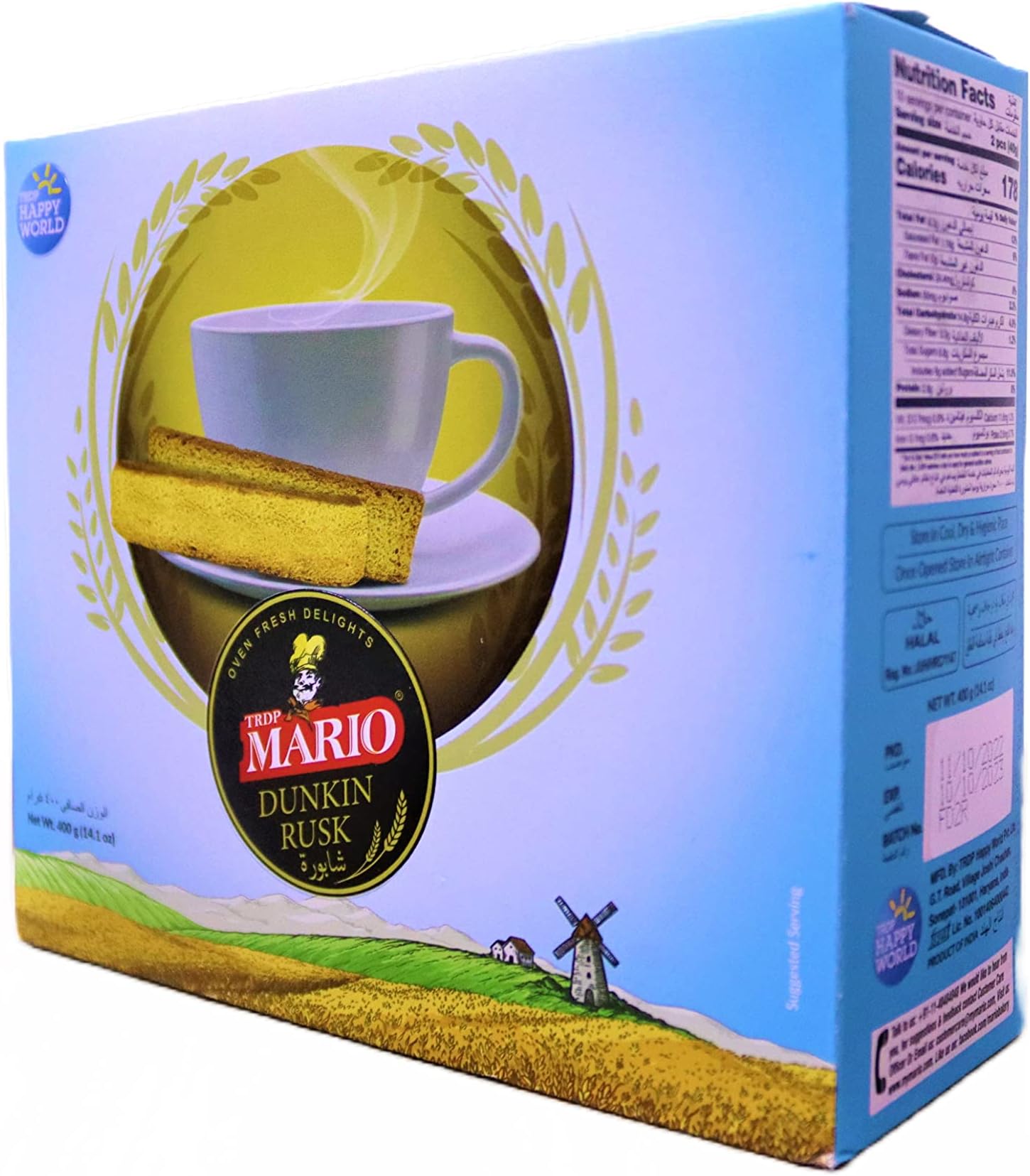 MARIO DUNKIN RUSK 400GM