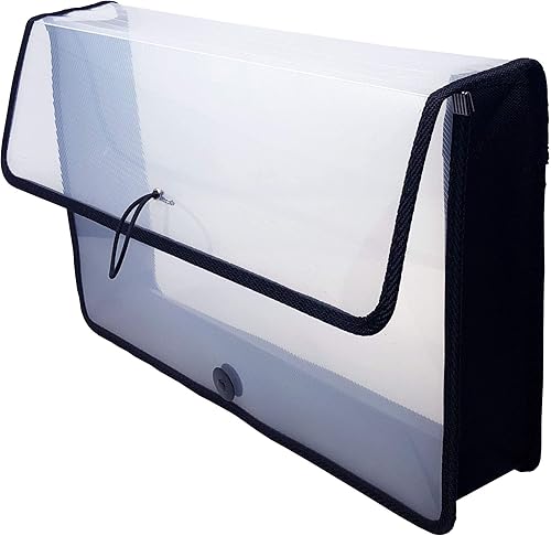 Miniatura 5 de Lion Ex pand-N-File Poly Ex Panding Wallet, Legal (9-12 x 15 pulgadas), refuerzo de 2-12 pulgadas, negro, 1 billetera (48150-BK)