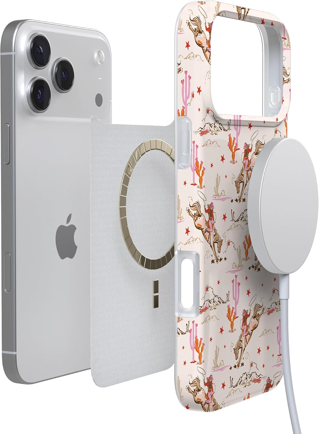 Casely iPhone 17 Pro Max Case | Cowgirl Canyon | FashionPass x Casely | Compatible with MagSafe | Classic Ultra Slim Design
