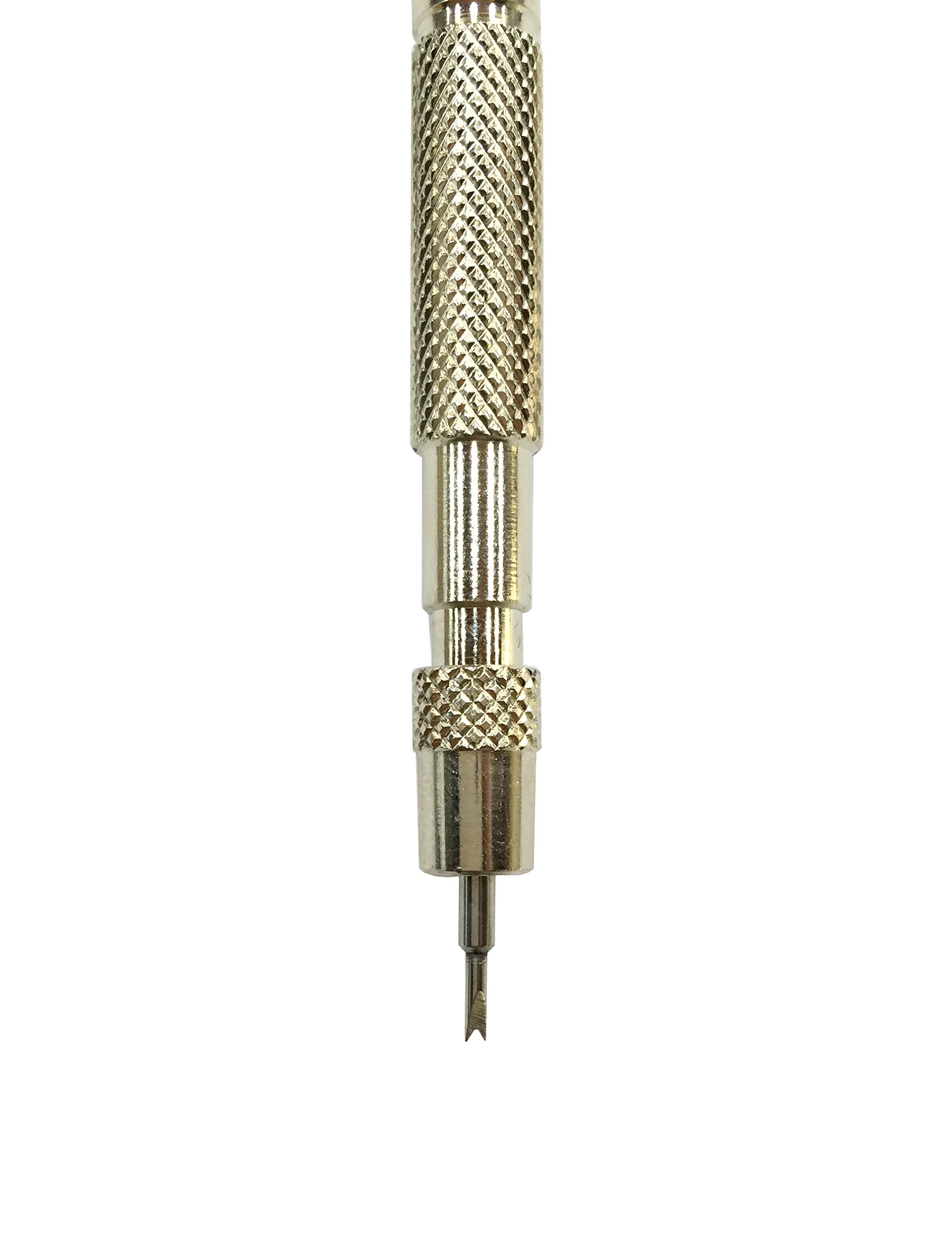 Bergeon 6111 Werkzeug zum Entfernen der Armbanduhr-Stecker - 3-in-1 mit Spatel, V-Spitze und wendbarem Ende feiner - Unisex-Erwachsene - Uhrenwerkzeug