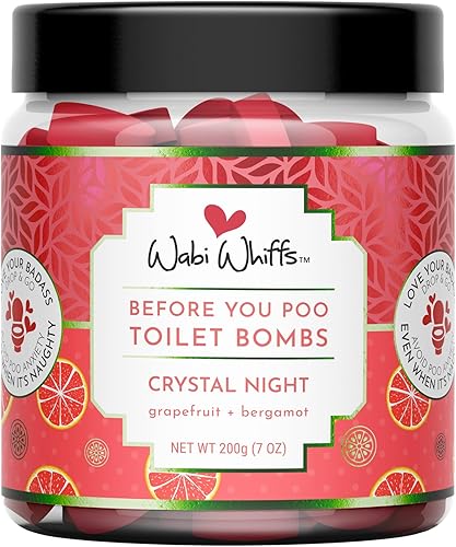 Wabi Whiffs Bombas de inodoro con gas (Crystal Night)