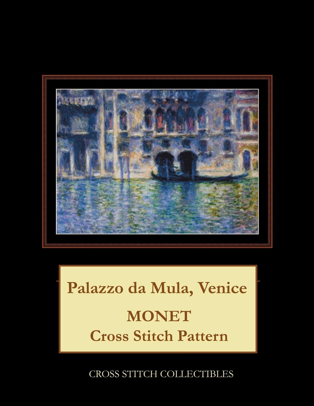 Palazzo da Mula, Venice: Monet cross stitch pattern