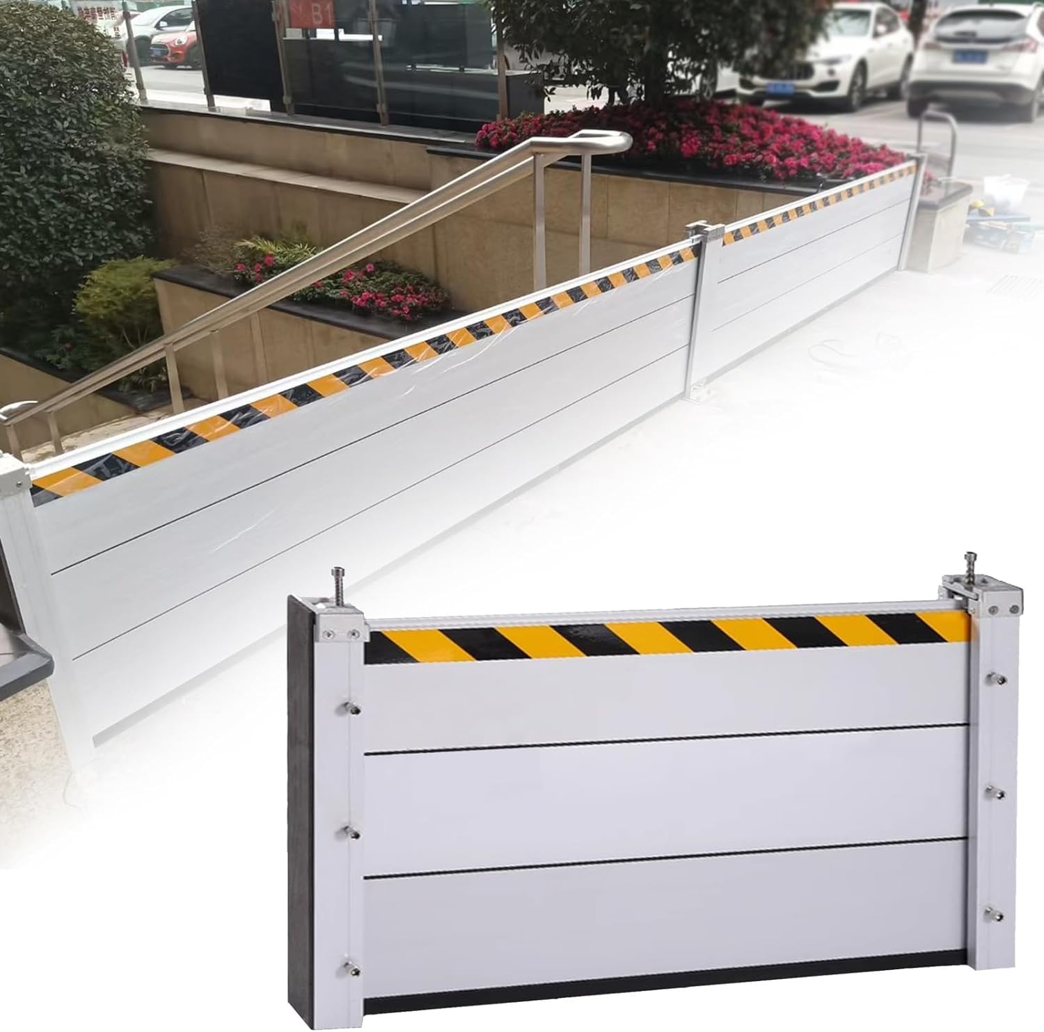 Barrière de protection contre les inondations amovible pour porte