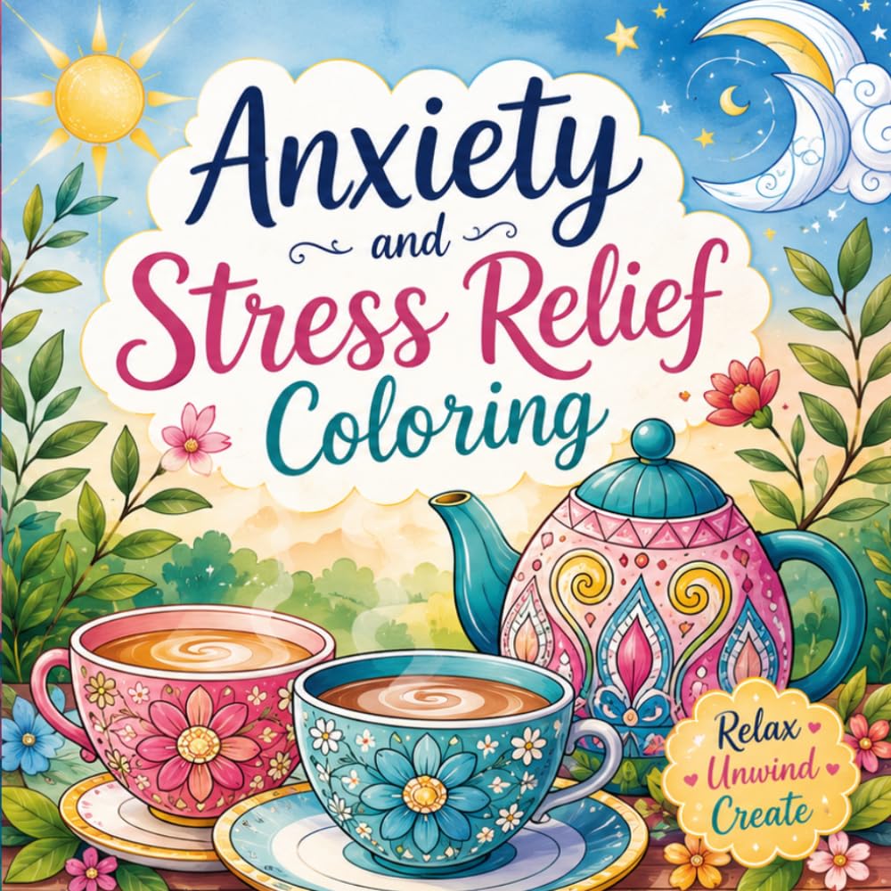 Anxiety and Stress Relief Coloring