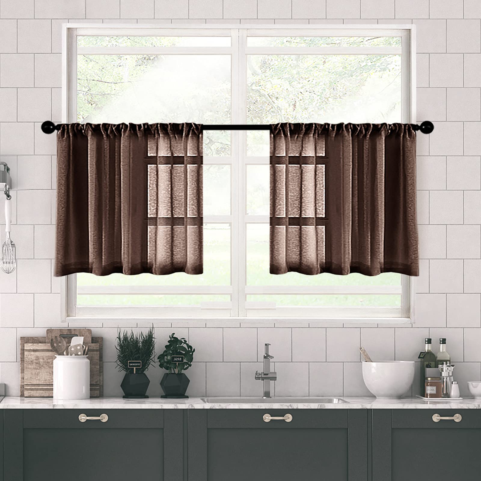 24 inch cafe curtains