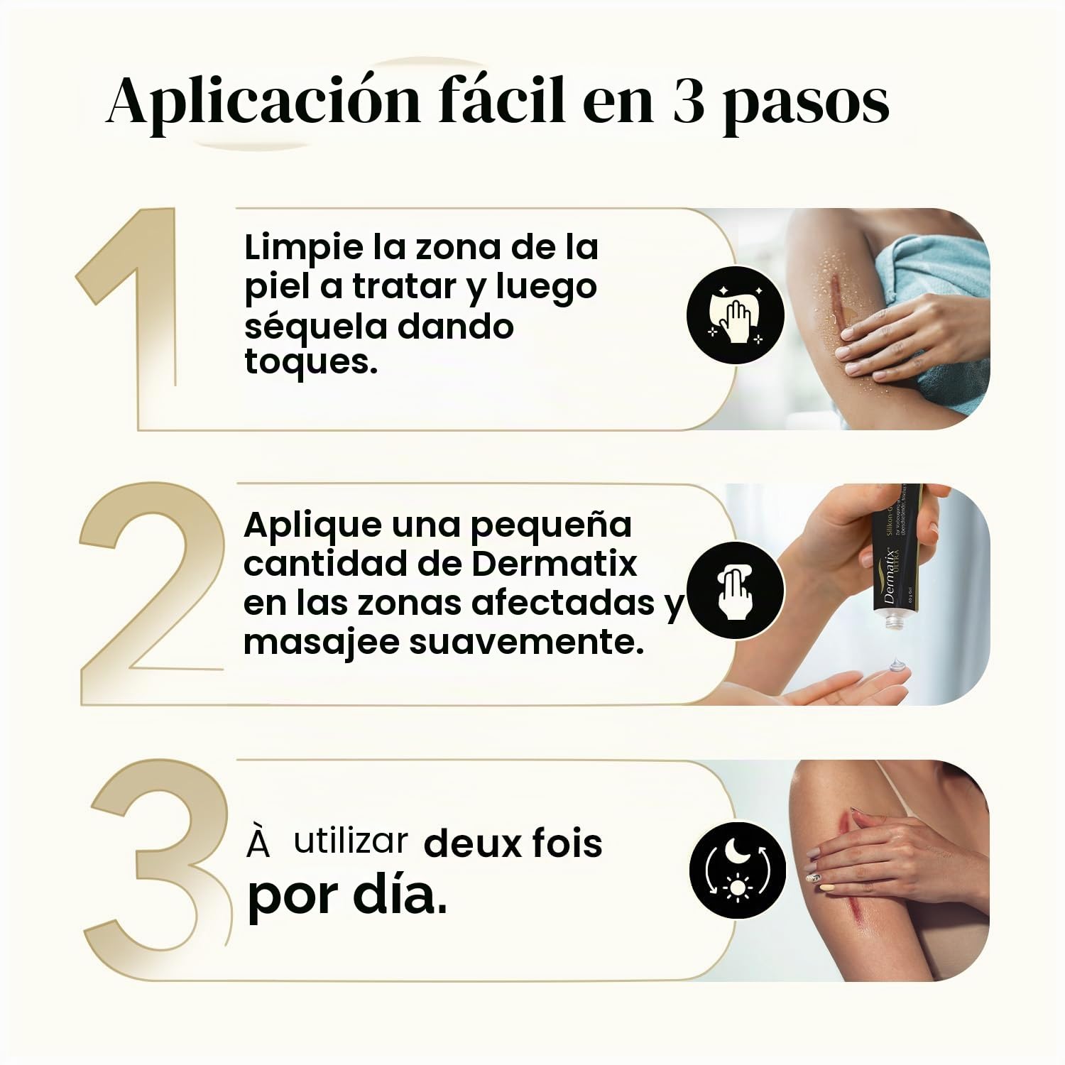 DERMATIX - Tratamiento y prevención de cicatrices - Cirugía, quemaduras - Gel de silicona - Tubo de 15 gramos