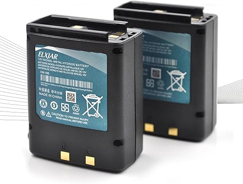 Miniatura 1 de Reemplazo de batería Ni-MH de 12 V 1000 mAh para radios ICOM IC-A3 IC-A3E IC-A22 IC-A22E CM-166 CM-166S
