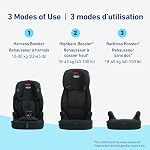 Graco Tranzitions 3-in-1 Harness Booster Seat, siège de voiture pour tout-petit à Big Kid à partir de 10-45 kg (22-100lb), Harnais/Fonctionneur/Propulseur sans arrière, Preuve